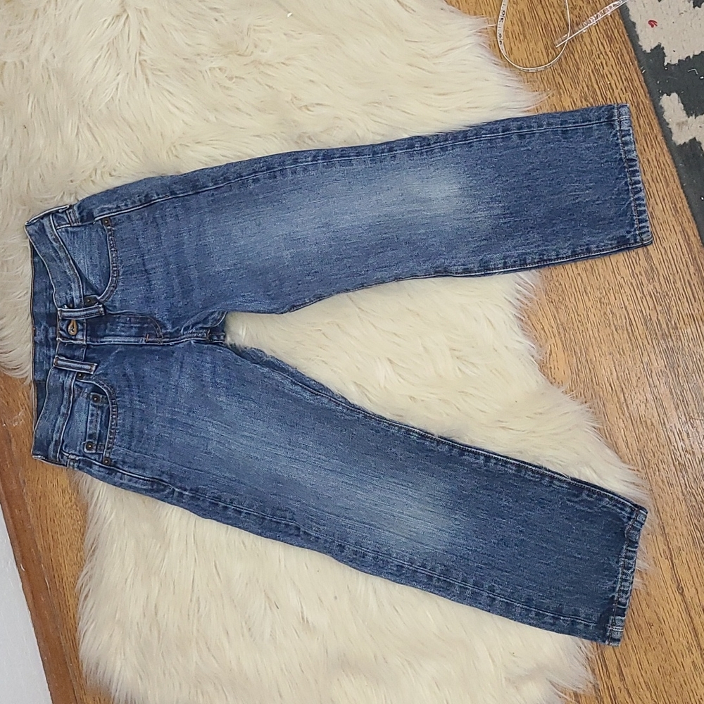 Levis 501s kids size 8 regular, 24x22 blue jeans